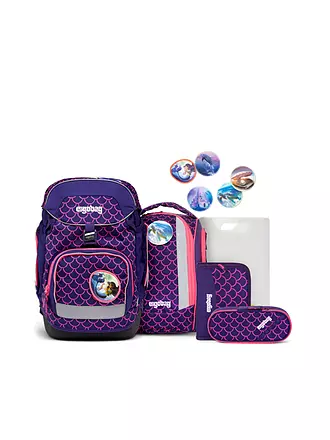 ERGOBAG | Schultaschen Set 6tlg MAXI Lumi -  PerlentauchBäre | 